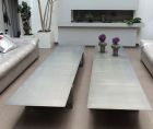 table basse tout acier toutes dimensions sur commande. Finition vernie epoxy